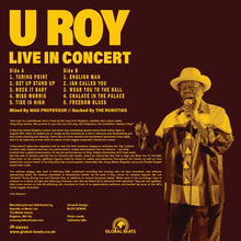 Load image into Gallery viewer, U Roy - Live In Brighton