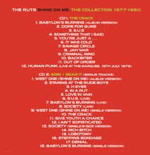 Load image into Gallery viewer, Ruts, The - Shine On Me : The Singles Collection 1977-1980

