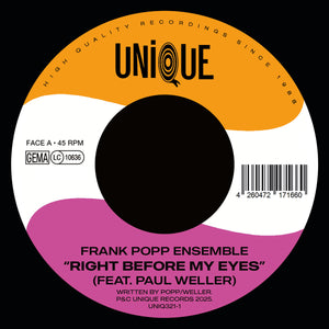 Frank Popp Ensemble And Paul Weller - Right Before My Eyes