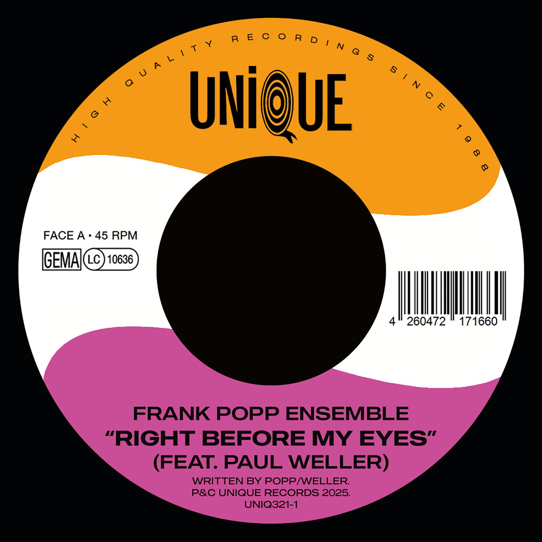 Frank Popp Ensemble And Paul Weller - Right Before My Eyes