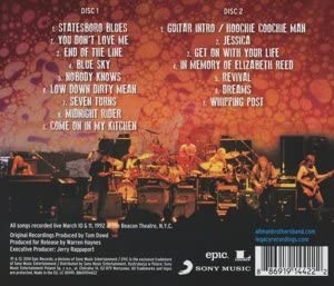 Allman Brothers Band - Live at Beacon Theatre 1992