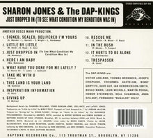 Load image into Gallery viewer, Sharon Jones &amp; the Dap-Kings - Just Dropped in to See What Condition my Rendition Was In
