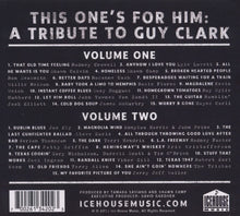 Load image into Gallery viewer, Various Artists - Guy Clark:A Tribute - This One&#39;s For Him
